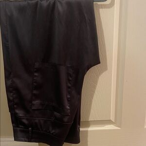 Royalty For Me Black Silky Dress Pants